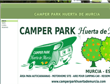 Tablet Screenshot of camperparkhuertademurcia.com